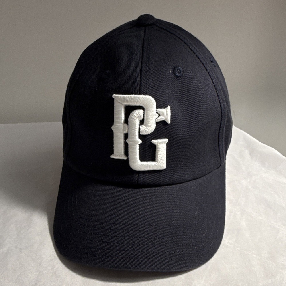 Pacific Headwear Perfect Game PG Navy Baseball Cap Adjustable Mens Hat P200